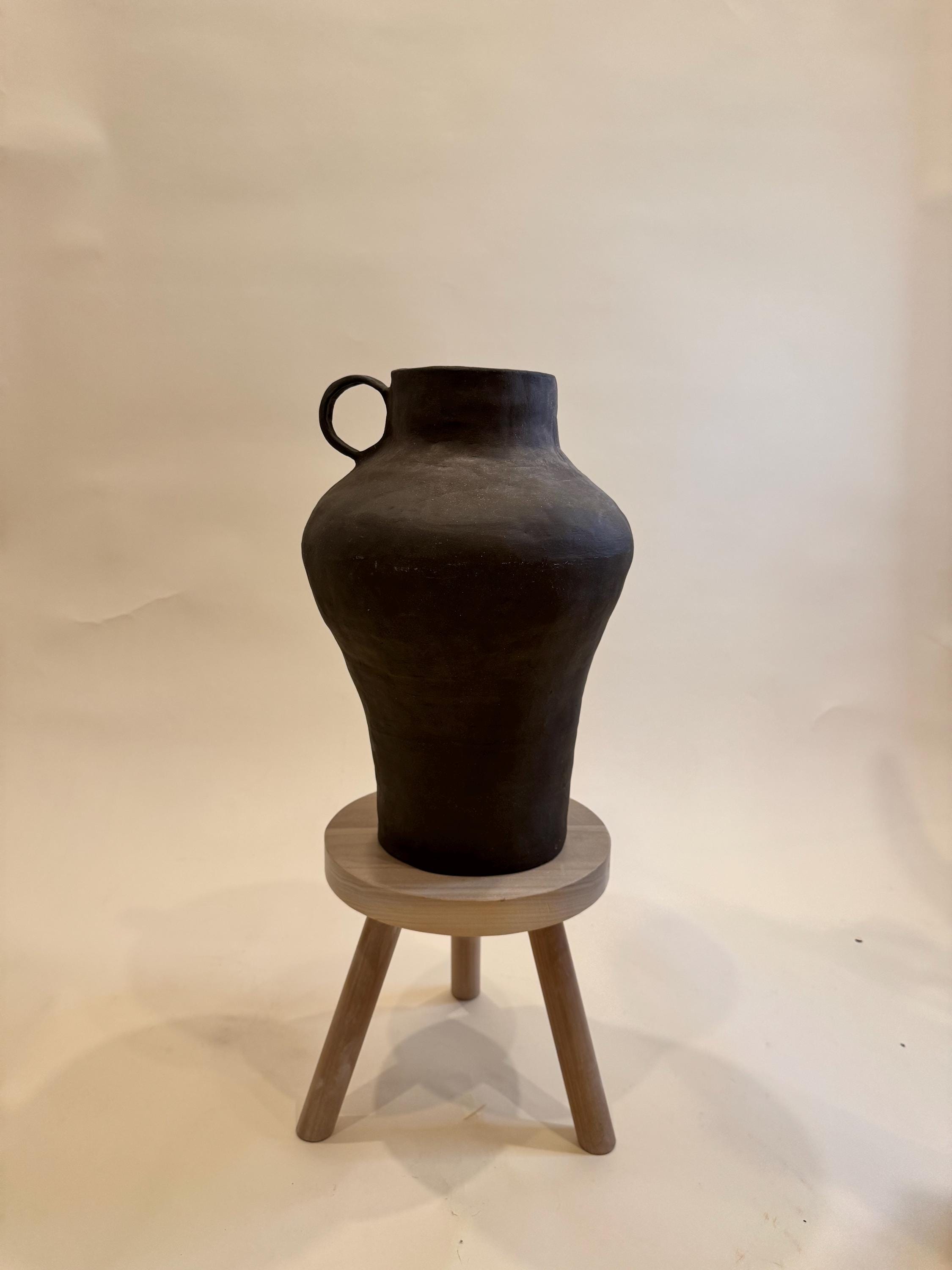Handcrafted Ceramic Vase: Modern Organic Decor, Rustic Stoneware