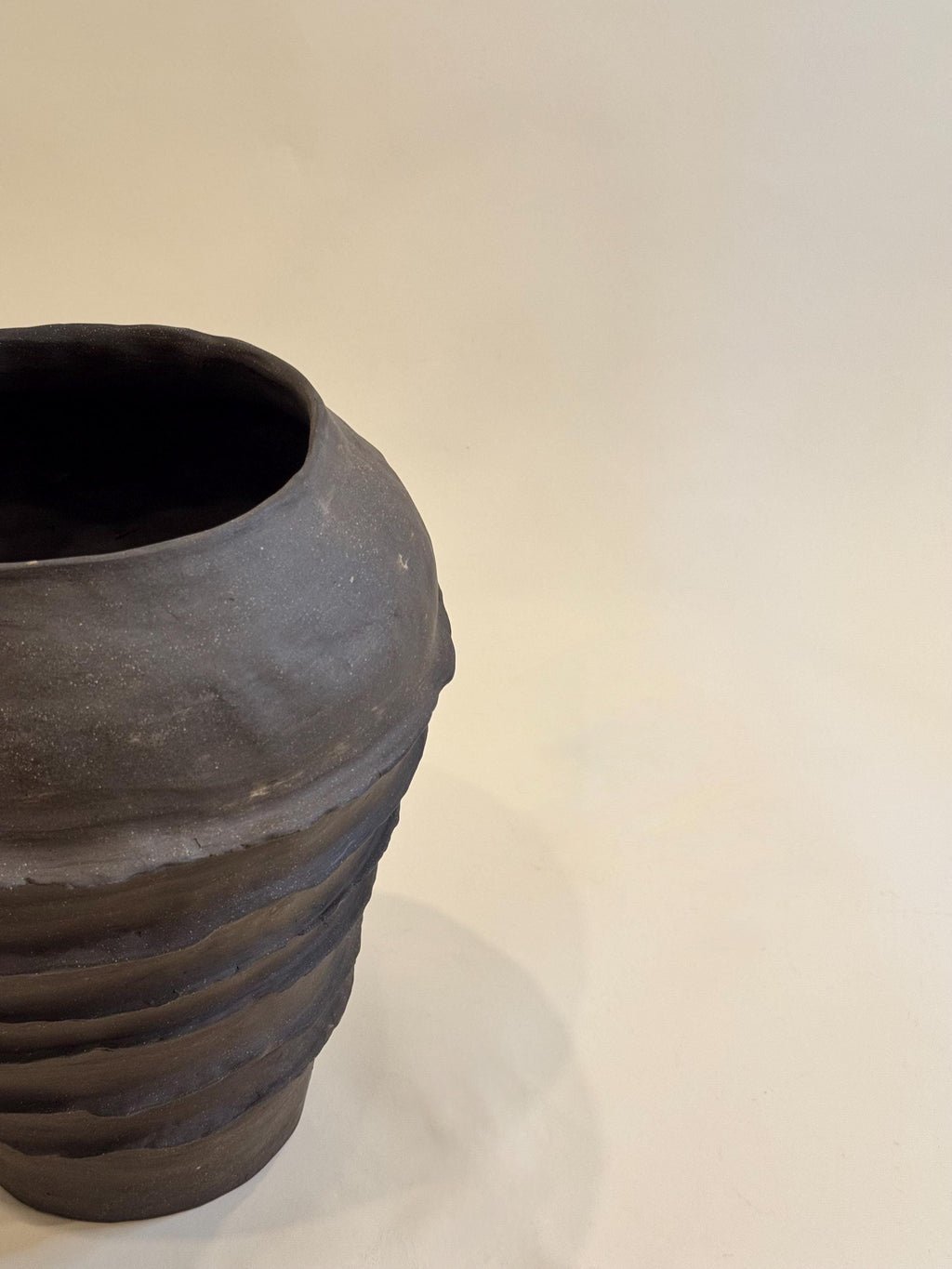 Handcrafted Ceramic Vase: Modern Organic Decor, Rustic Stoneware