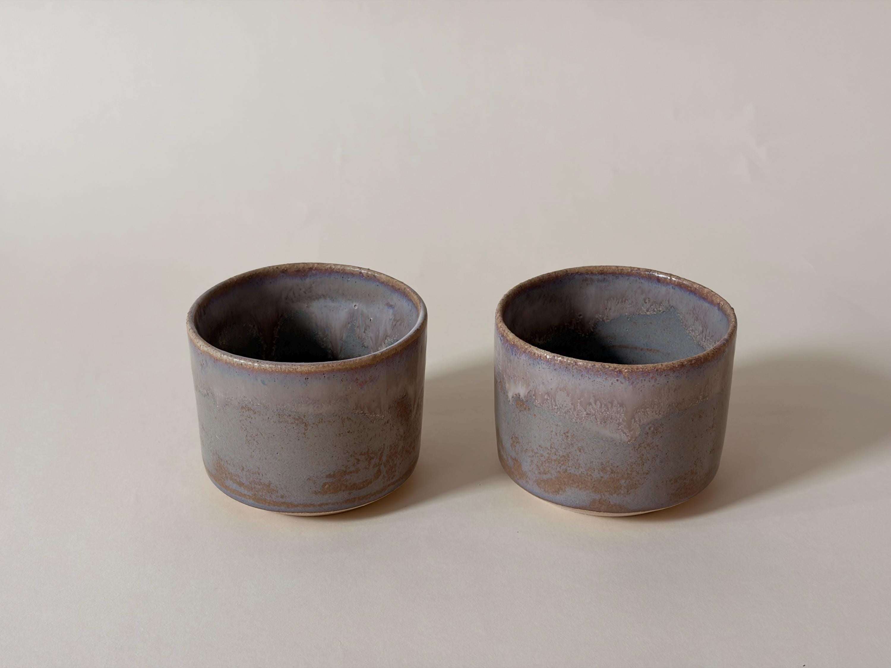 Stackable Pinched Handmade Coffee Ceramic Mug