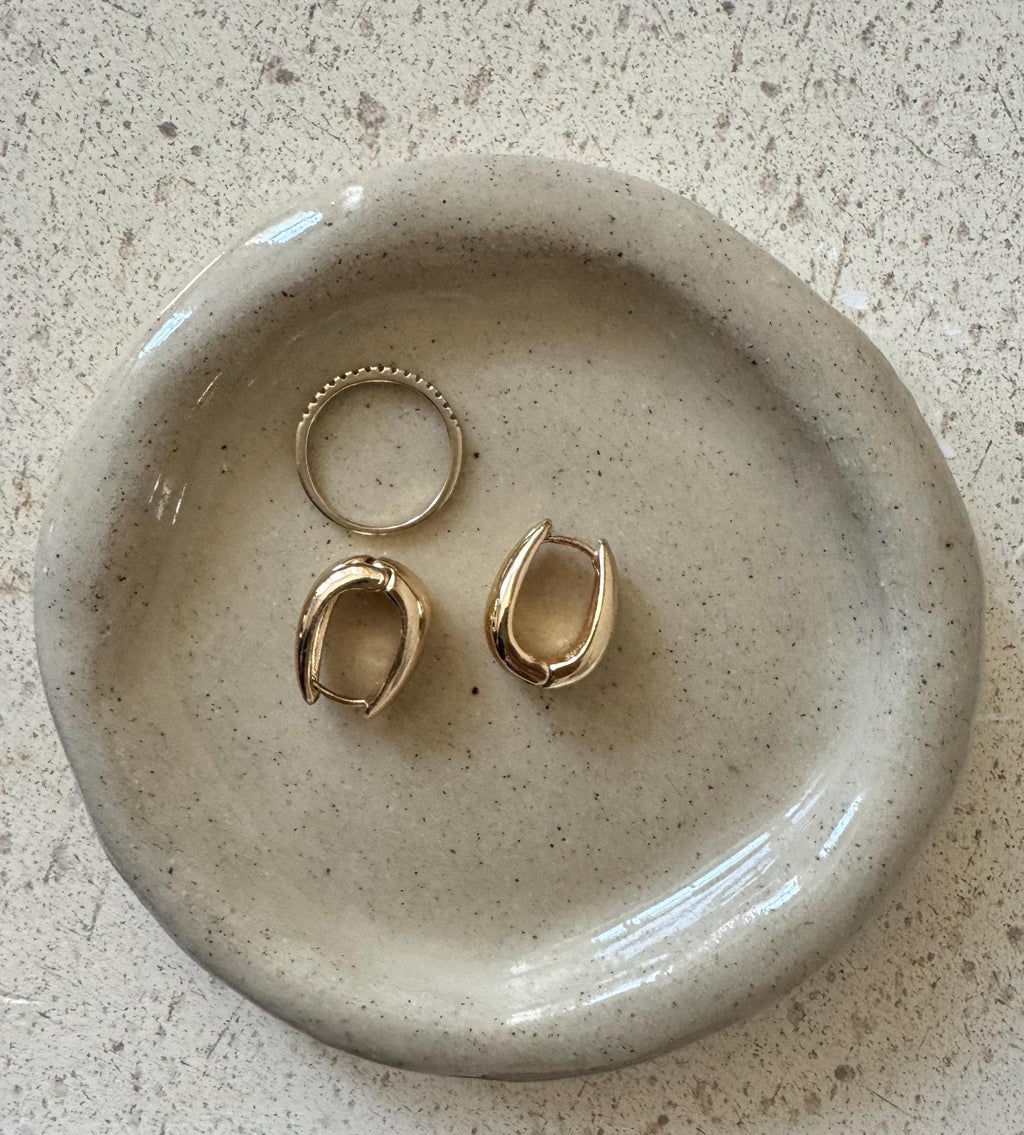 Ceramic Bubble Trinket Dish, Jewelry Dish, Ring Holder gift