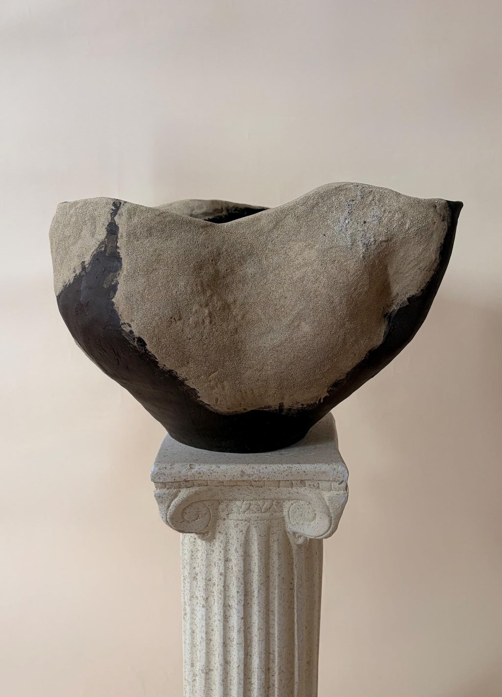 Handcrafted Ceramic Vase: Modern Organic Decor, Rustic Stoneware