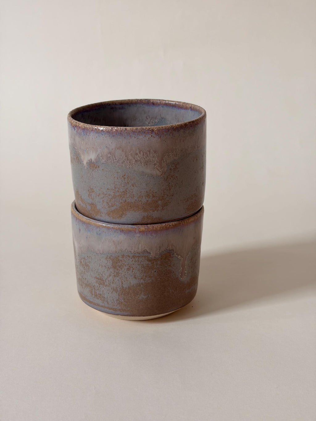 Stackable Pinched Handmade Coffee Ceramic Mug